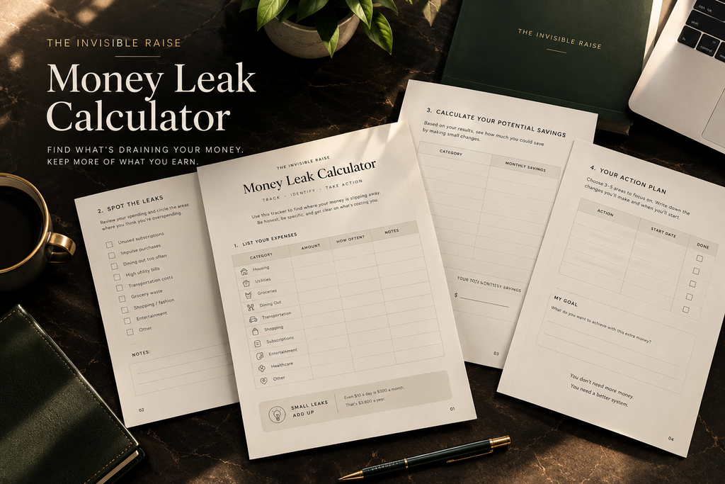 The Invisible Raise + BONUS: Money Leak Calculator