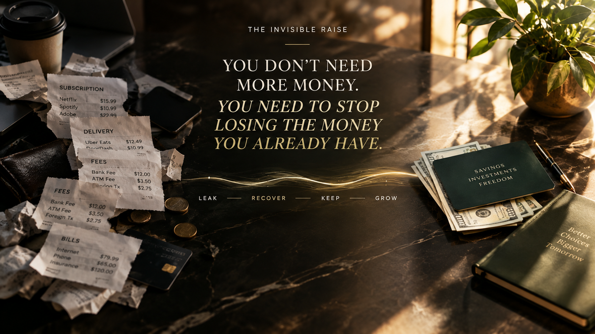 The Invisible Raise + BONUS: Money Leak Calculator